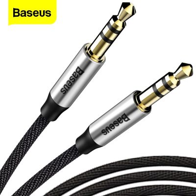 Baseus 3.5mm Jack Audio Cable Jack 3.5 mm Male to Male Audio Aux Cable For Samsung S10 Car Headphone Speaker Wire Line Aux Cord