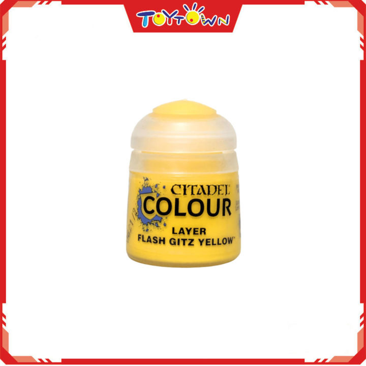 Warhammer Citadel Colour Paint Layer Flash Gitz Yellow 12ml | Lazada PH