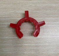 Plastic PP Joint Clips ที่ล็อคข้อต่อเครื่องแก้ว มีขนาด 29/32 สีแดง