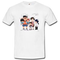 เสื้อยืดคอกลมtshirt เสื้อยืดแขนห้าส่วน พิมพ์ลายอนิเมะ Slam Dunk-Zerochan Sakuragi Mitsui Rukawa Kaede(S-5XL) S-5XL