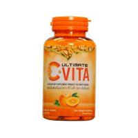 Ultimate C-VITA Plus   (60 เม็ด) วิตามินซี  ซีไวต้า พลัส เม็ดละ 1,000 มก.   VITA-C  อาหารเสริมวิตามินซี VitaC  อัลติเมท