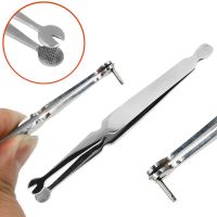 【LZ】❈▥  Alicate de retenção de labret ferramenta profissional suporte de aço cirúrgico alicate de piercing ferramentas de lábio orelha jóias de piercing p 1 peça