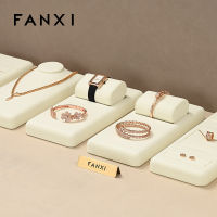 FANXI Fanci สร้อยคอสร้อยข้อมือแหวนหรูหราเบาๆแสดงสินค้าร้านขายเครื่องประดับเคาน์เตอร์ชั้นโชว์เครื่องประดับ