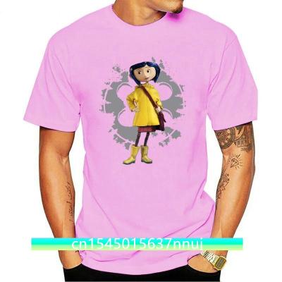 Men T Shirt Coraline Movie Graphic T Shirt Classic Funny Tshirt Novelty Tshirt