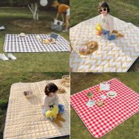 [COD] Outdoor picnic mat waterproof and moisture-proof spring outing portable thickened ultra-light 5-8 people foldable