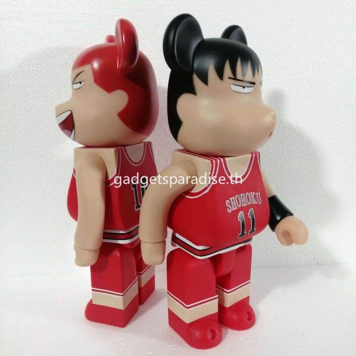 ฟิกเกอร์-bearbrick-400-slam-dunk-hanamichi-sakuragi-rukawa-kaede-bearbrick-28-ซม