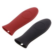 Silicone Hot Handle Holder Lodge Pot Sleeve Ashh Cover Grip For Kitchen Pan Hold R7UB Pots Pans