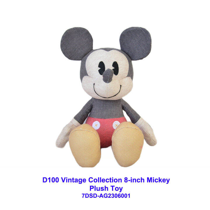 D100 Vintage Collection 8inch Mickey Plush Toy Lazada PH