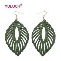 【YF】◄☁  YULUCH plant leaves hollow out pendant earrings for retro ethnic fashion women girl gifts