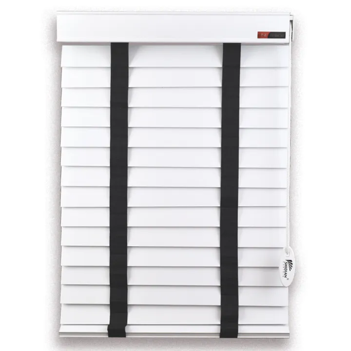 Expensive blackandwhite solid wood blind wooden curtain