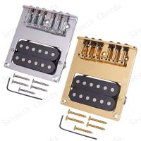 อานรูปตัว L สีดำ6 Gitar Senar Humbucker Pickup พร้อมสะพานสำหรับกีต้าร์ไฟฟ้า TL