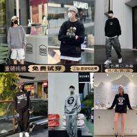 ✴BAPE เสื้อวอร์มแฟชั่นใหม่ล่าสุดสำหรับวัยรุ่น,เสื้อคอกลมหัวนักบินอวกาศเทรนด์วัยรุ่นนักเรียนคลาสสิก