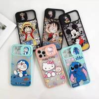 Case Vivo เคสสไลด์ปิดเลนส์กล้อง สกรีนลายการ์ตูน สำหรับรุ่น Vivo v20pro Y91c Y91i Y93 Y95, Y31(2021)Y30,Y50, Y12s Y20 Y11 Y12 Y15 Y17 Y21 2021