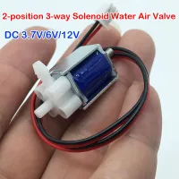 DC 3.7V 6V 12V 0420 Micro Solenoid Valve 2-position 3-way Water Valve Electric Control Water Air Valve Electromagnetic Valve Valves