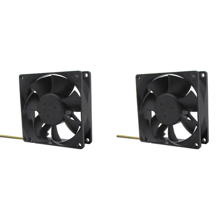 2X 24V 80mm 8cm Cooling Fan 80X80X25 mm 8025 PC Computer Case Fan DIY
