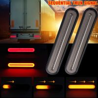 Turn Indicator LED ATV Truck Trailer Lights 2Pcs Waterproof Car Rear Tail Light Stop Flowing Turn Signal Brake Lamp