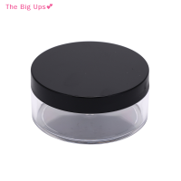 The Big Ups? 1PC 50g พลาสติกว่างเปล่าหม้อผงหลวมมีตะแกรงเครื่องสำอางแต่งหน้าภาชนะ