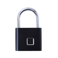 Waterproof Portable Keyless Fingerprint Lock USB Rechargeable Smart Thumbprint Padlock Anti-Theft Electric Door Luggage Locks