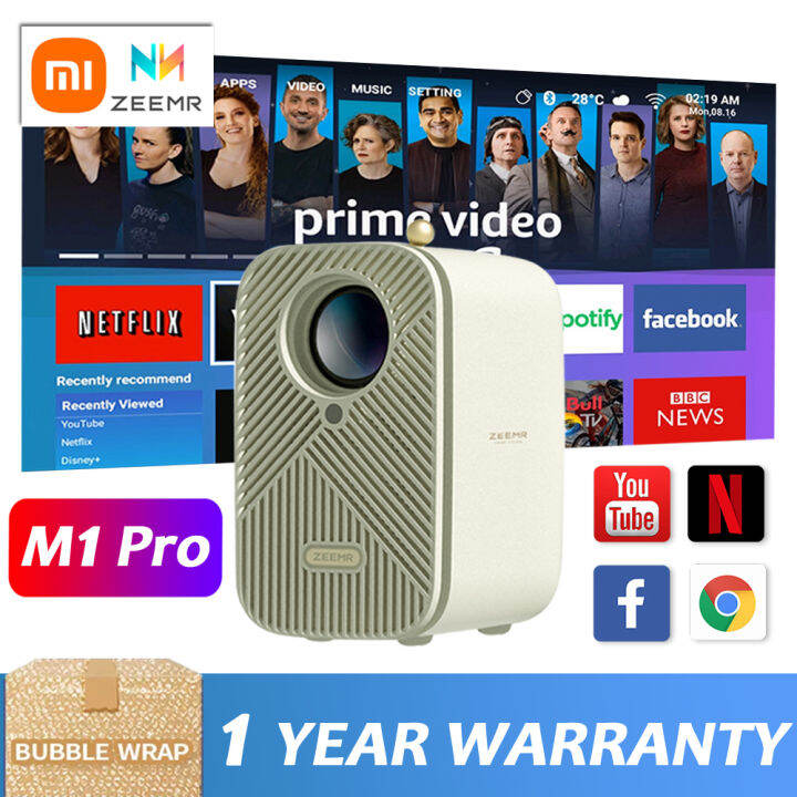 Xiaomi ZEEMR M1 Pro Smart Projector With Wifi and Bluetooth 1080P 4K ...