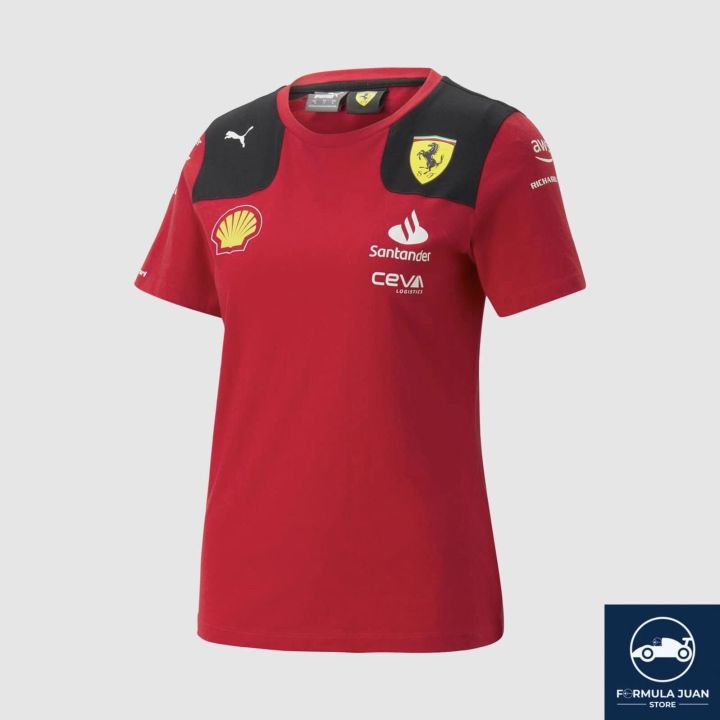 Scuderia Ferrari Women's 2023 Team T-shirt (Official F1 Merch ...