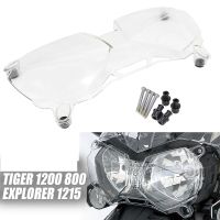 สำหรับ Tiger 800 XC XCX XCA XR XRT XRX 2011-2018ไฟหน้ารถจักรยานยนต์ใหม่ป้องกันอะคริลิคป้องกันที่คลุมหลอดไฟ