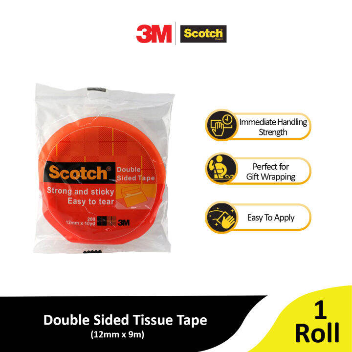 M Scotch Double Sided Tissue Tape Mm X M Ms Lazada Ph