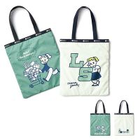 Lesportsac 2023 Hara Tianji Osamu Goods กระเป๋าผ้าผู้หญิงลายการ์ตูนกระเป๋าสะพายกระเป๋าโท้ทกระเป๋าถือ2339