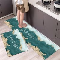 Kitchen Floor Mat Bathroom Non-slip Rug Entrance Door Mats Absorbent Carpets Home Decor