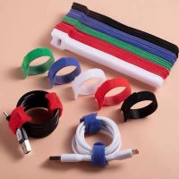 Reusable Electrical Wire Wrap Organizer Releasable Fastening Cable Ties Nylon Straps with Hook/Loop for Cord Management