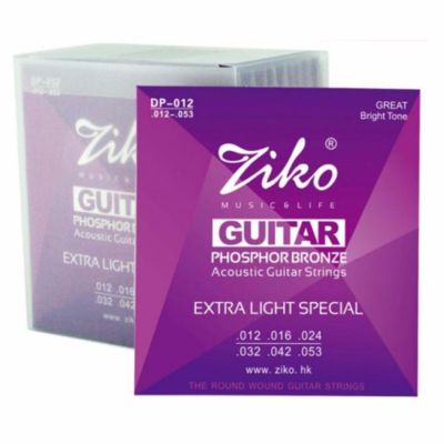 ( Wowww+++ ) Ziko สายกีตาร์โปร่ง เล่นง่าย ไม่เจ็บนิ้ว Acoustic Guitar String รุ่น DP ราคาถูก อุปกรณ์ ดนตรี อุปกรณ์ เครื่องดนตรี สากล อุปกรณ์ เครื่องดนตรี อุปกรณ์ ดนตรี สากล