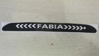 ไฟไฟเบรกท้ายแต่งรถขอบคิ้วไฟหน้ารถยนต์ที่ครอบคาร์บอนไฟเบอร์สติกเกอร์3d สำหรับ Skoda Fabia 2008-อุปกรณ์เสริมรถยนต์1ชิ้น