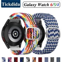 สายห่วงไนลอนสำหรับนาฬิกา Samsung Galaxy Watch 6 Calssic 47Mm 43Mm 44Mm สร้อยข้อมือเข็มขัดเข็มขัดสมาร์ทวอท์ชสำหรับ Galaxy Watch 4 5 Pro Bnad