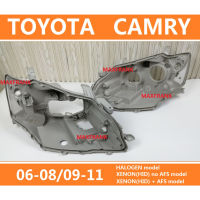 FOR TOYOTA  CAMRY 06-08/09-11  CAMRY ACV40 ACV41  LAMP BODY HEADLAMP BACK SHELL HEAD LAMP  LIGHT BACK COVER TAIL SHELL  BLACK COVER HEADLIGHT  REAR HOUSING ฝาครอบไฟท้ายสําหรับ  เปลือกหลัง ฐานรองนั่ง