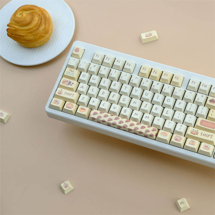 129-keys-ขนมปังสุนัขข้อความเหมือนกับ-pbt-ปุ่มกดย้อมระเหิดเชอร์รี่รายละเอียดสำหรับ-gateron-เชอร์รี่-mx-สวิทช์วิศวกรรมแป้นพิมพ์หมวกที่สำคัญ