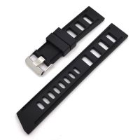 20mm 22mm soft silicone dive watch band strap fit for seiko 007 watch