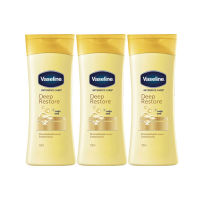 วาสลีน อินเทนซีฟ แคร์ ดีพ รีสโตร์ โลชั่น ขนาด 120 มล. แพ็ค 3 ขวด - Vaseline Body Lotion 120 ml x 3