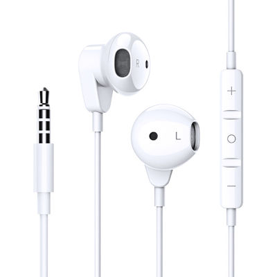 หูฟัง Type C อเนกประสงค์,หูฟังอินเอียร์สเตอริโอตัดเสียงรบกวนไม่ช้าพร้อมไมโครโฟนสำหรับ Xiaomi Huawei