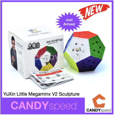 รูบิค YuXin Little Magic Megaminx V2 Sculpture Stickerless | By CANDYspeed