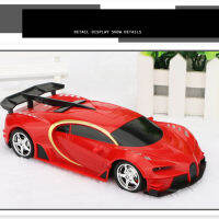 ร้อน1:18 Bugatti สีแดงรถ Rc รถสปอร์ตเด็กต้านทานการล่มสลายและการชนกันสี่ช่องคลาสสิกรถสีแดงของเล่นสำหรับเด็ก