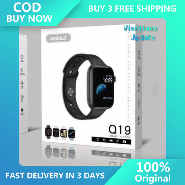 Andowl Smartwatch Q19 Bluetooth Call 44mm Smart Watch Heart Rate Monitor Blood Pressure Apple