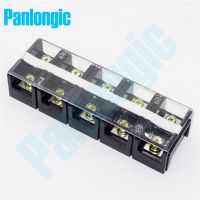 【CW】 Panlongic TC-1005 Row Screw Terminal Block Wire 600V 100A 5 Position 10 Screws Electric