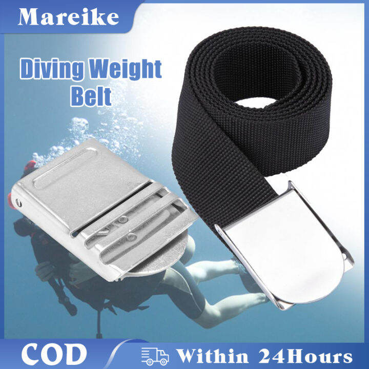 Scuba Diving Weight Belt 60inch Black with QuickRelease Stainless