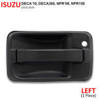 มือเปิดด้านนอก มือดึงประตู มือเปิดประตูนอก ข้างซ้าย สีดำด้าน สำหรับ Isuzu DECA,DECA360,NPR,NPR150 ปี 2010-2014