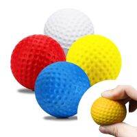 20 pcs/bag Bright Color Light Indoor Outdoor Training Practice Golf Sports Elastic PU Foam Balls dropship