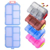 【CW】☊►✜  Pill Case10 Grids BoxPill OrganizerMini Compartments Small Weekly