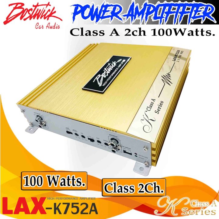 เพาเวอร์ติดรถยนต์-bostwick-รุ่นlax-k-k752a-k-series-แอมป์-2ch-class-a-กำลังขับ-200วัตต์-x-4ch-แอมป์ฟูลเรนจ์-คุณภาพสูง-เครื่องเสียงติดรถยนต์