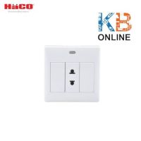 เต้ารับ 2ขา 1,2,3,4,5 ช่อง HACO รุ่น M3N-R10 , M3N-R20 , M3N-R30 , M4N-R40 , M4N-R50