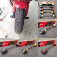 ? กันล้มแกนล้อหน้า ตรงรุ่น HONDA CBR500R 2021-2022 ALL NEW แกนยาว 301มิล ปลาย cnc FAKIE มีPOM ส่วนปลายกันลอย สวยงาม ติดตั้งง่าย ปลายทาง??