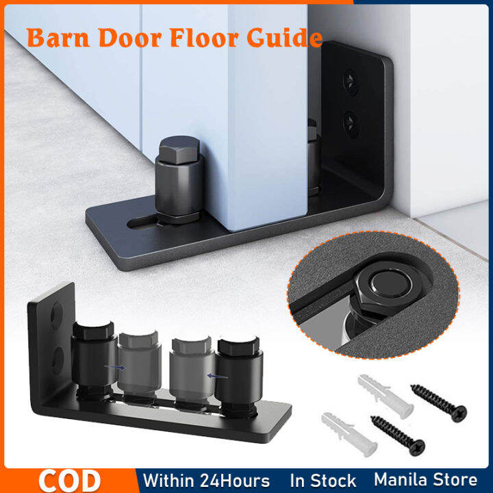 Sliding Barn Door Bottom Floor Guide Adjustable Roller Flush Flat ...