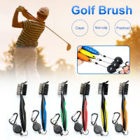 ⚡【คลังสินค้าพร้อม】Virwir Golf Club Brush Groove Cleaner W/ Retractable Zip Line For Golf Irons Woods